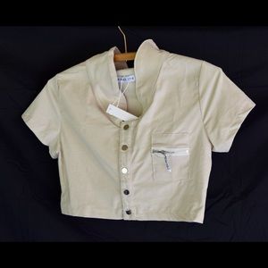 My mum made it ( crop top )